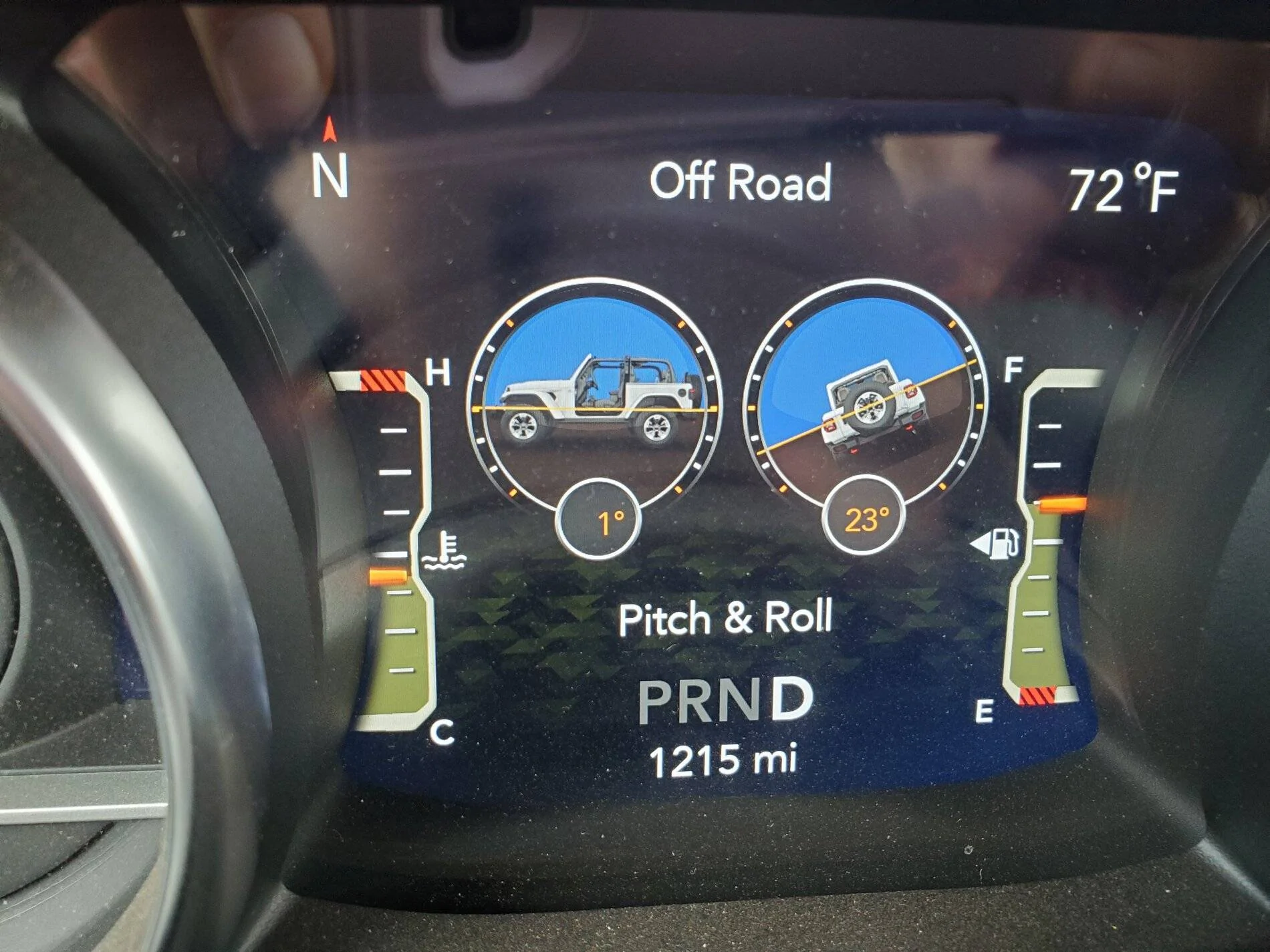 Jeep Rubicon Wrangler Pitch and Roll