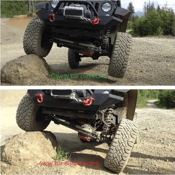 Jeep Rubicon Wrangler Swaybar Disconnect