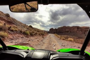 Blasting through the desert of Moab