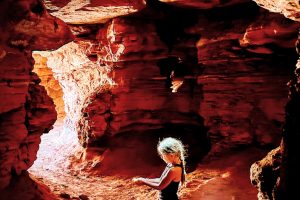 Kids Having fun in the Catacomb Cave UTV Side x Side tour