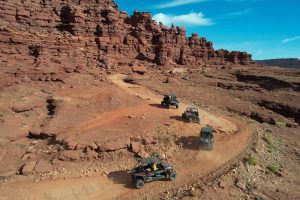 Winding up Hurrah Pass on Moab's most scenic tour.